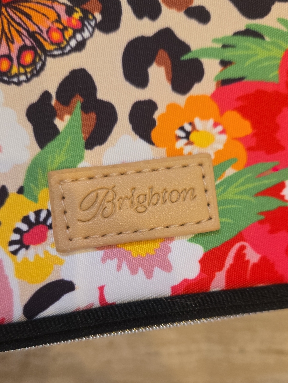 New Brighton Zip-Around "Garden Spots" Travel Jewelry Case - Picture 4 of 12